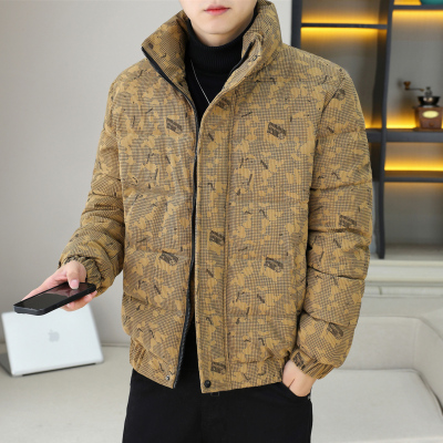 冬季新款立领棉衣外套男