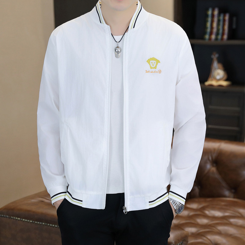 冰丝防晒衣男夏季薄款立领外套2026新款潮流户外凉感透气休闲男装
