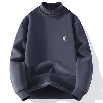 秋冬奥粒绒加绒卫衣男