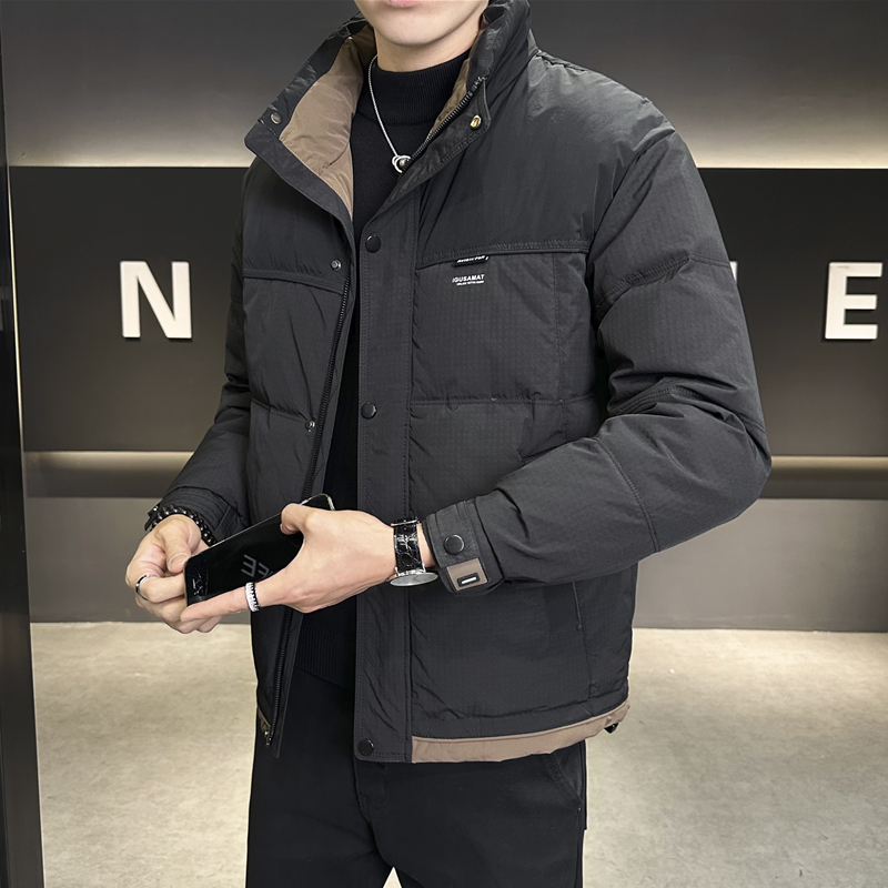 冬季新款立领羽绒服外套