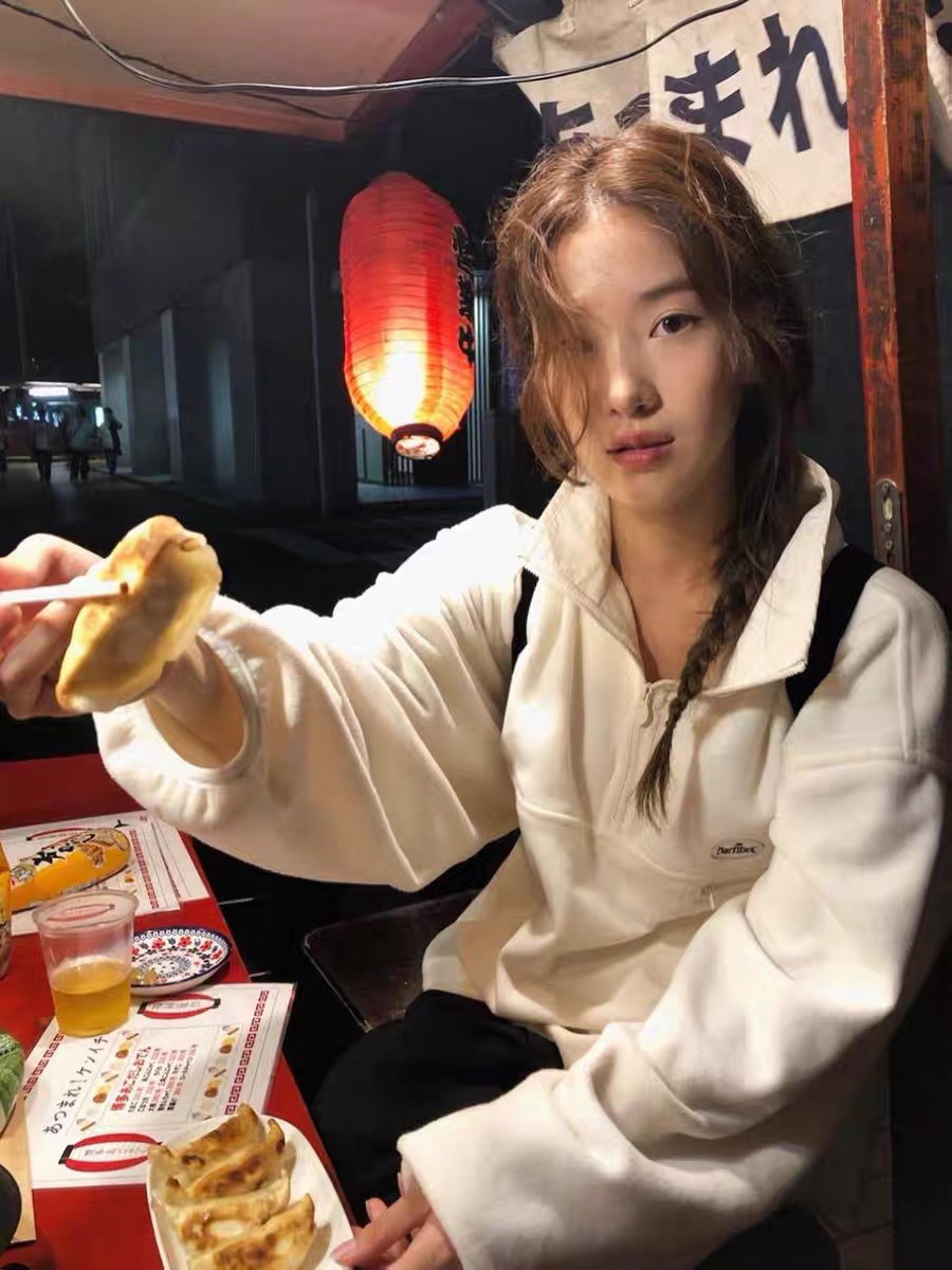 韩国八奶ins拉链套头卫衣立领字母刺绣宽松外套 软糯摇粒绒上衣女