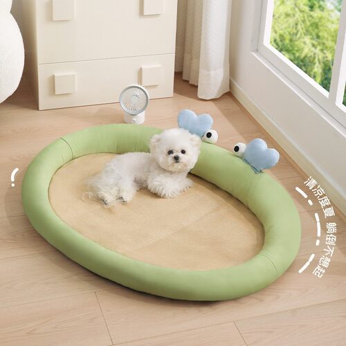 新款狗垫子夏天凉席小型犬泰迪比熊睡觉的沙发床猫窝四季通用窝垫