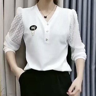 芭拉婷 感显瘦纯欲修身 时尚 新款 小上衣显甜美年轻 早秋设计长袖