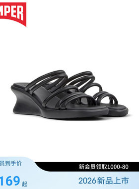 【新品】Camper看步女鞋Louise Sandal时尚一脚蹬凉鞋厚底高跟鞋