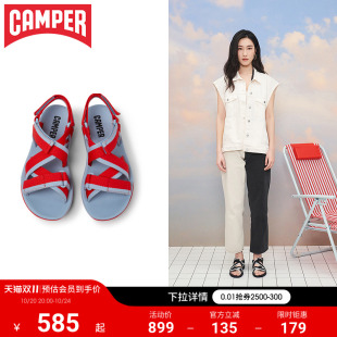 Match 软底魔术贴休闲运动鞋 夏季 厚底沙滩凉鞋 款 Camper看步女鞋