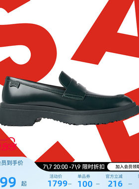 【断码特惠】Camper看步男女鞋Walden时尚乐福鞋舒适一脚蹬皮鞋