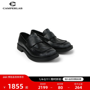 CAMPERLAB看步男女鞋Mil-1978新款黑色经典乐福鞋时尚休闲皮鞋