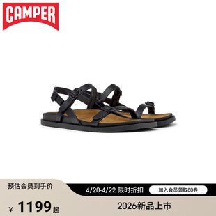 【新品】Camper看步女鞋Lluc Sandal简约舒适真皮凉鞋夏季透气鞋