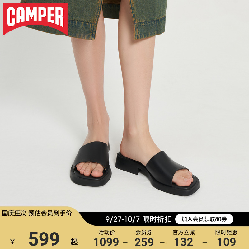 CamperDana夏季凉鞋拖鞋通勤