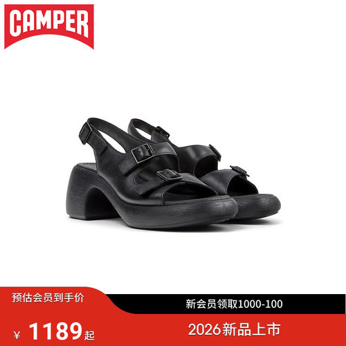 【新品】Camper看步女鞋Thelma Sandal简约凉鞋厚底增高夏季鞋