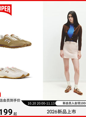 【新品】Camper看步女鞋Drift Walk复古潮流休闲鞋薄底日常板鞋
