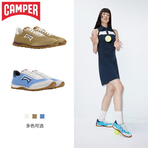 【新品】Camper看步女鞋Drift Walk撞色百搭轻便系带鞋户外休闲鞋
