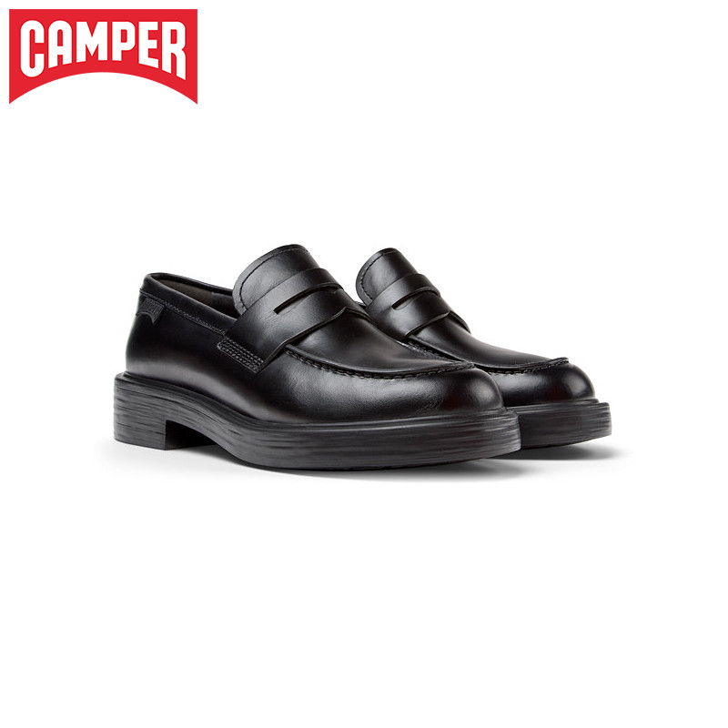 【新品】Camper看步女鞋Dean时尚个性一脚蹬皮鞋软底舒适乐福鞋										