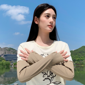 冰丝防晒袖套女士夏季防紫外线男户外骑行开车冰袖手臂套2026新款