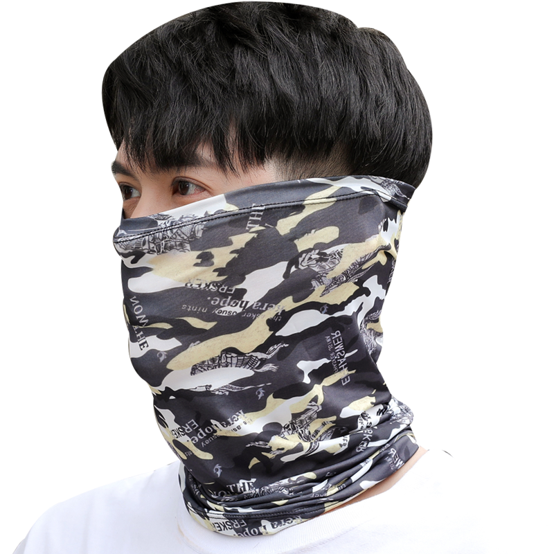 冰丝头巾男士防晒面罩全脸遮阳