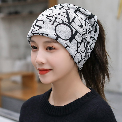 套头帽子女秋冬季韩版百搭