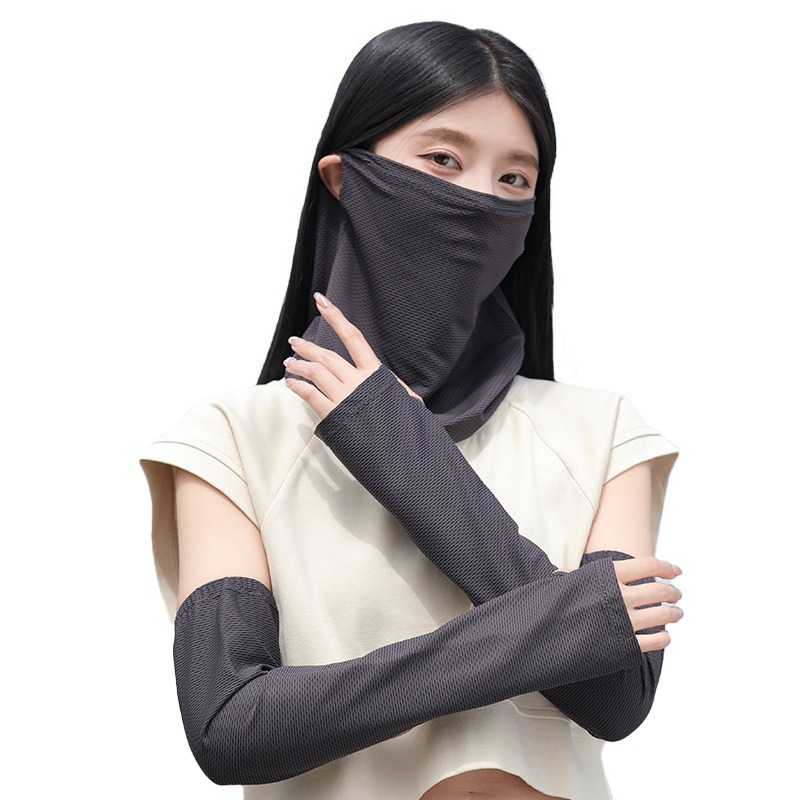 二件套全脸防晒面罩男女士