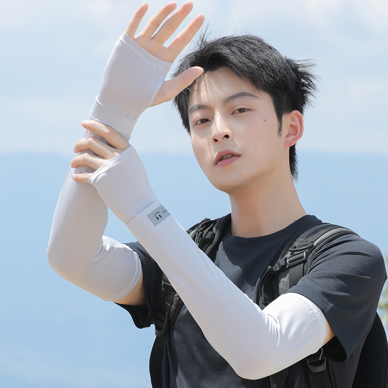 防晒袖套夏季骑行运动手套冰袖男款登山户外钓鱼开车神器护手臂套