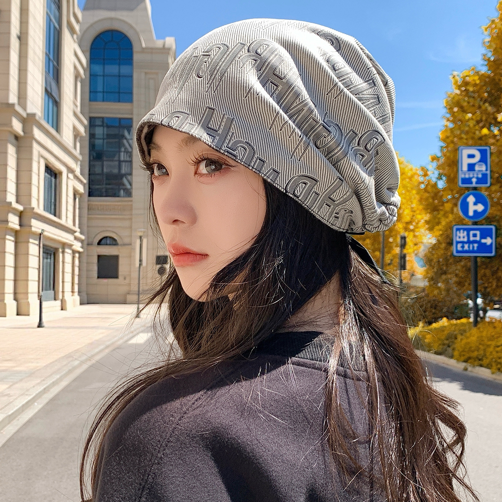 秋冬季户外旅行跑步针织帽韩版