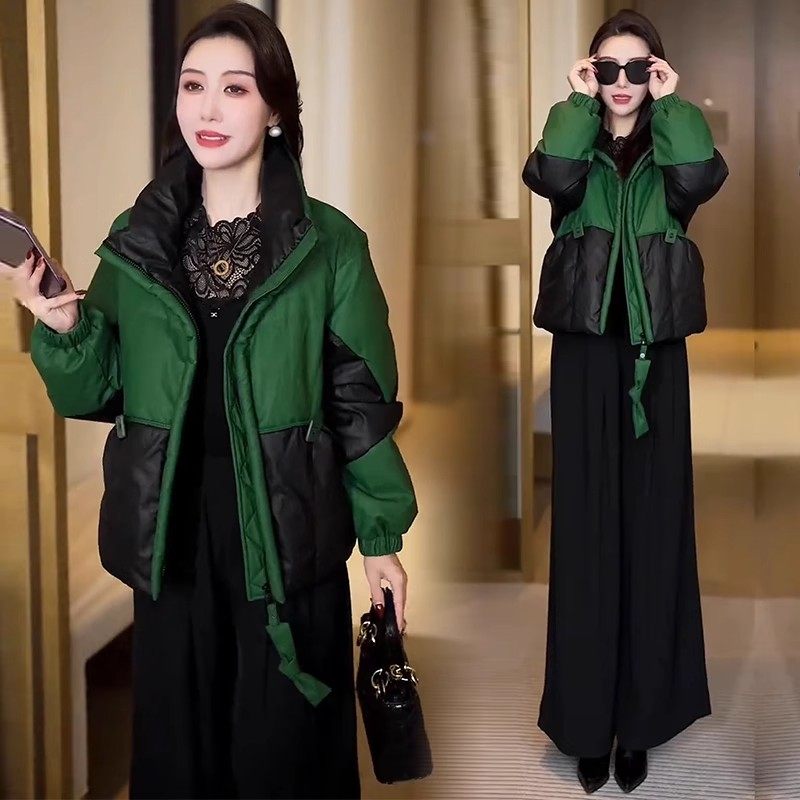 高档短款羽绒棉服女款新款冬季棉衣厚外套保暖洋气别致轻薄小棉袄