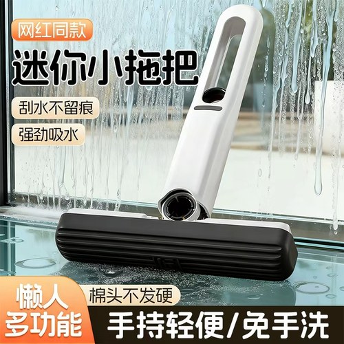 家用桌面手持免手洗迷你小拖把