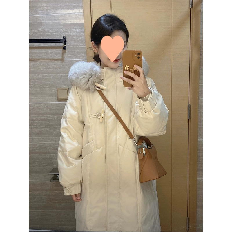 2025冬季新款羽绒棉服棉服女加厚中长款过膝韩版棉衣外套宽松大码