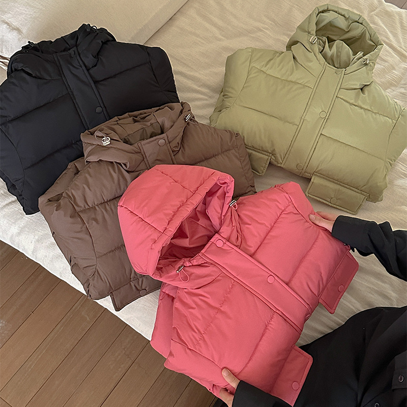 儿童中长款羽绒棉服冬季2025新款加厚保暖男女中大童棉衣外套上衣