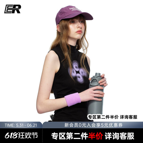ER户外运动健身跑步半高领背心