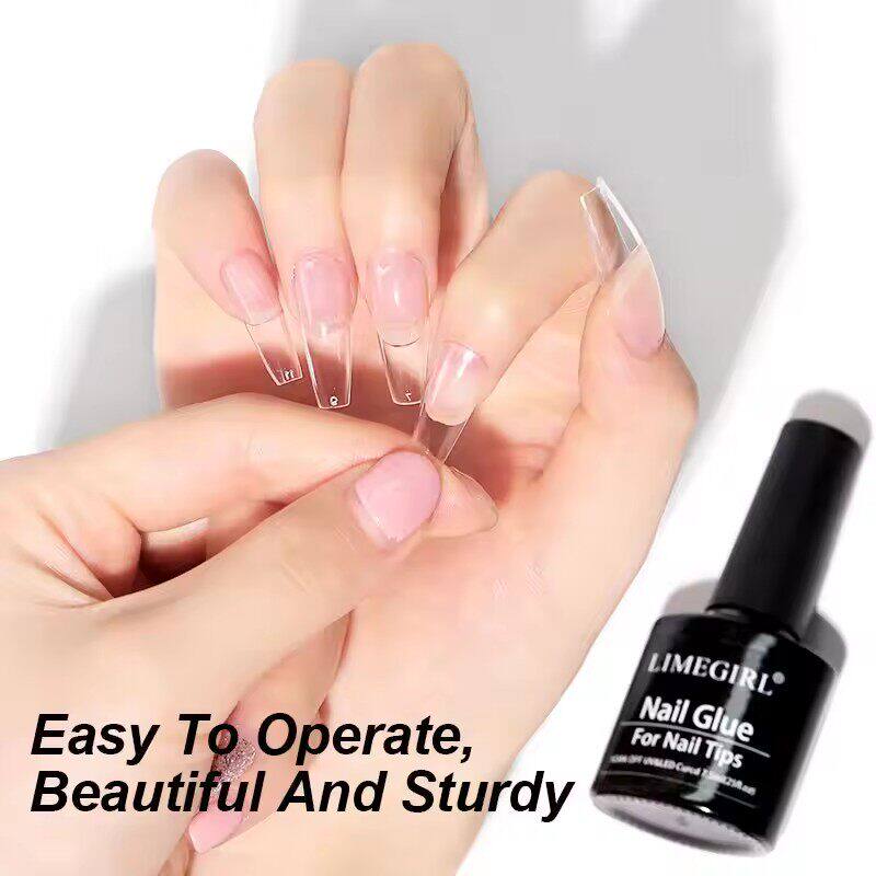 nail tips gel UV glue for false nails 指甲凝胶美甲穿戴甲延长