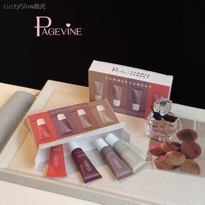 跨境彩妆PAGEVIN唇釉四种