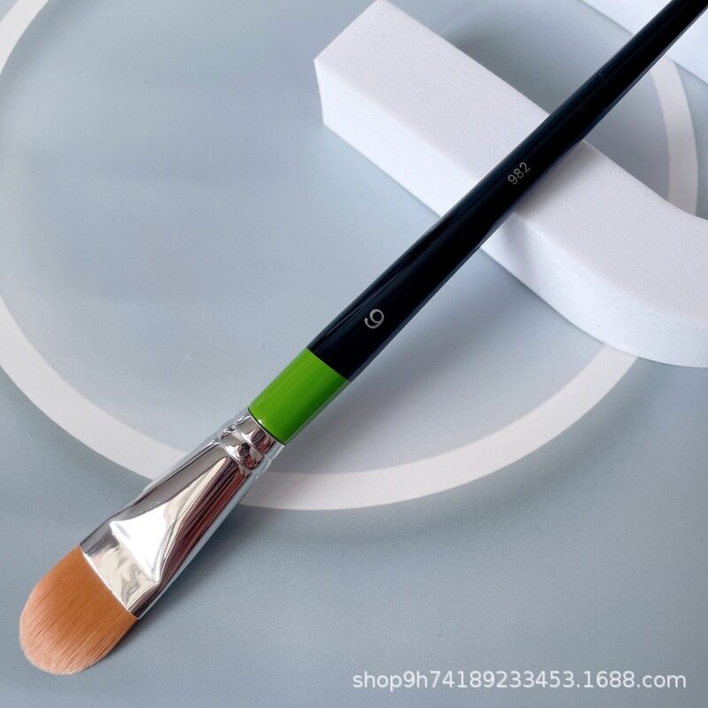 Contouring brush06粉底刷BB霜隔离舌形不吃粉扁头化妆刷面膜刷