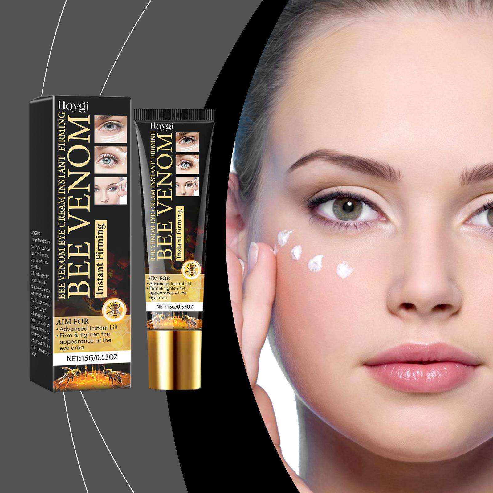 Hoygi Bee Venom Eye Cream, Anti-Aging Wrinkle Reduction & Mo