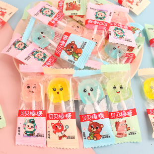 圣诞节独立包装 混合口味棒棒糖休闲零食糖果多种口味孩子学生奖品