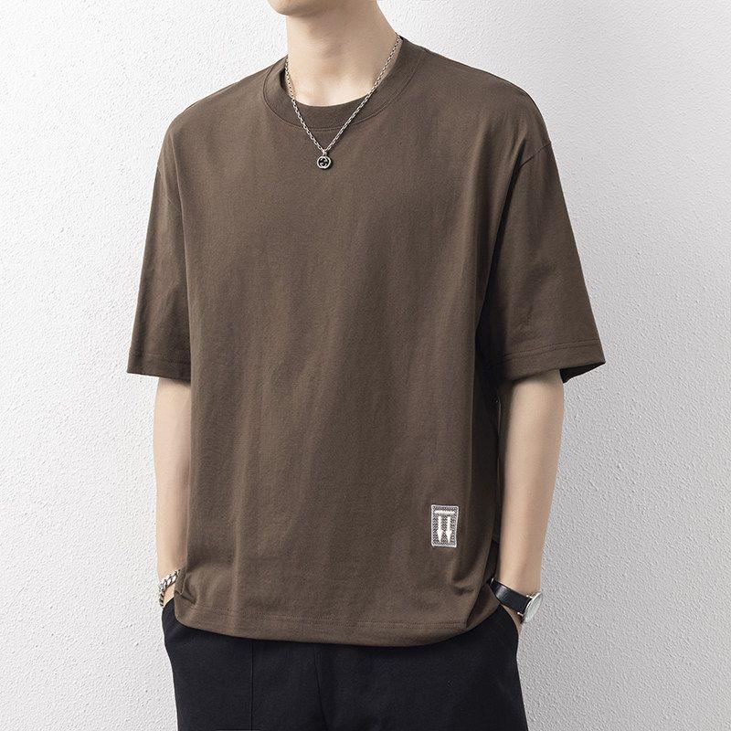 短袖男款夏季宽松简约重磅