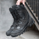 冬季 君洛克雪狼D11088V底防刺作战靴男高帮黑色耐磨战训鞋 战术靴