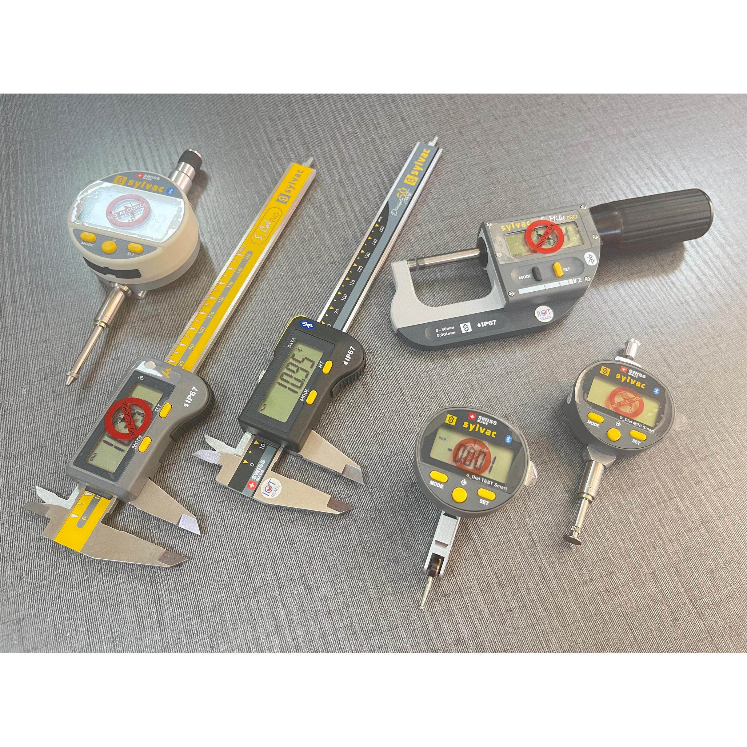瑞士Sylvac 810.9702数显千分卡尺150mm 0.001MM授权力彬仪器