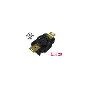 原装进口LKEW台湾隆光埋入式暗装工业插座LK-2421F 20A 250V