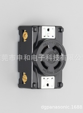 销售美国电机暗装插座4320-P美规工业插座30A 250V 4360-P 4220-P