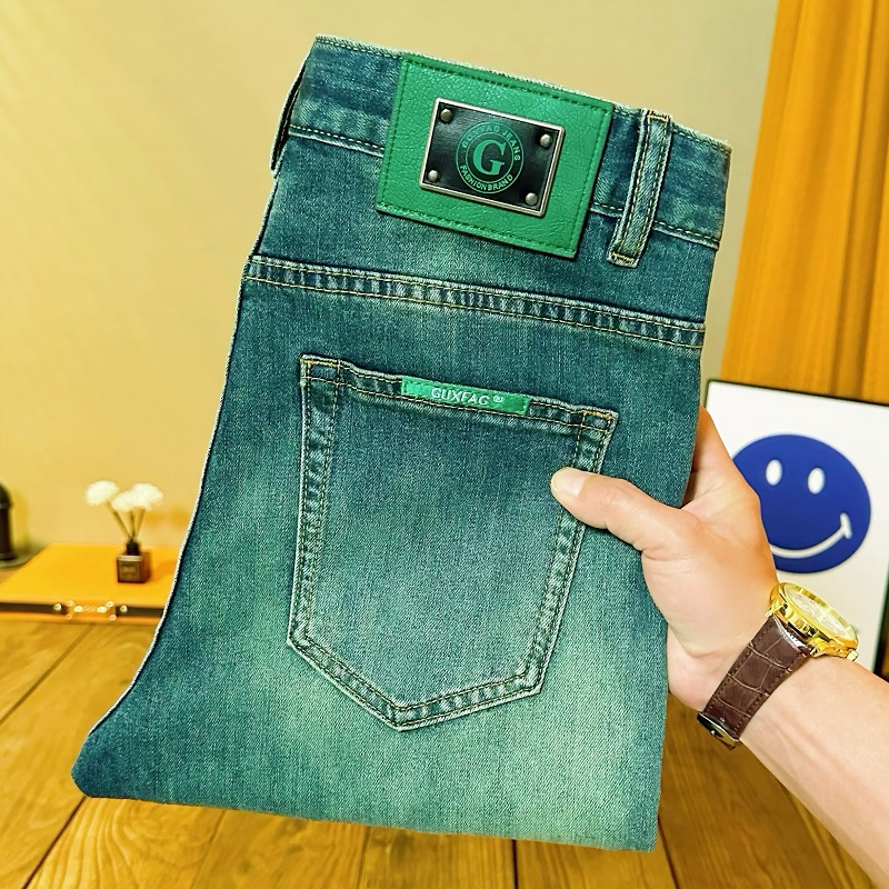 绿水鬼牛仔裤男夏季长裤