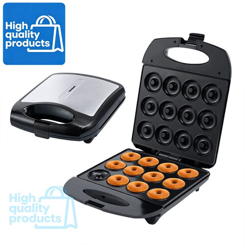 Donut Maker Machine 12 Doughnuts Non-stick Surface 甜甜圈机
