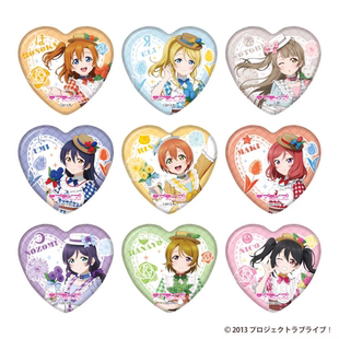 【正版现货】Lovelive 15周年 fanfancy联动 μ's 南小鸟心形吧唧