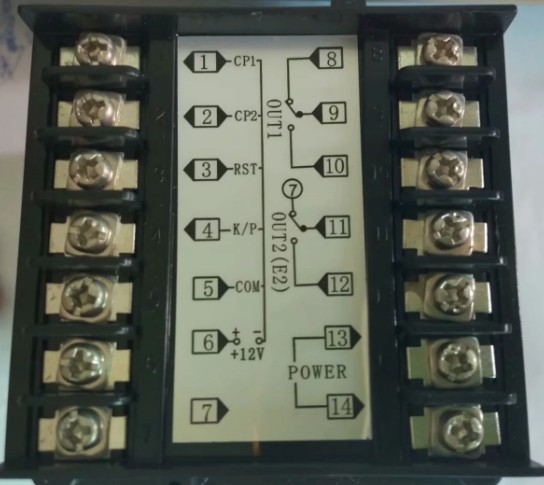 纺织厂织布机用计米器JHC6-E1A双排预置电子数显220V长度计米仪