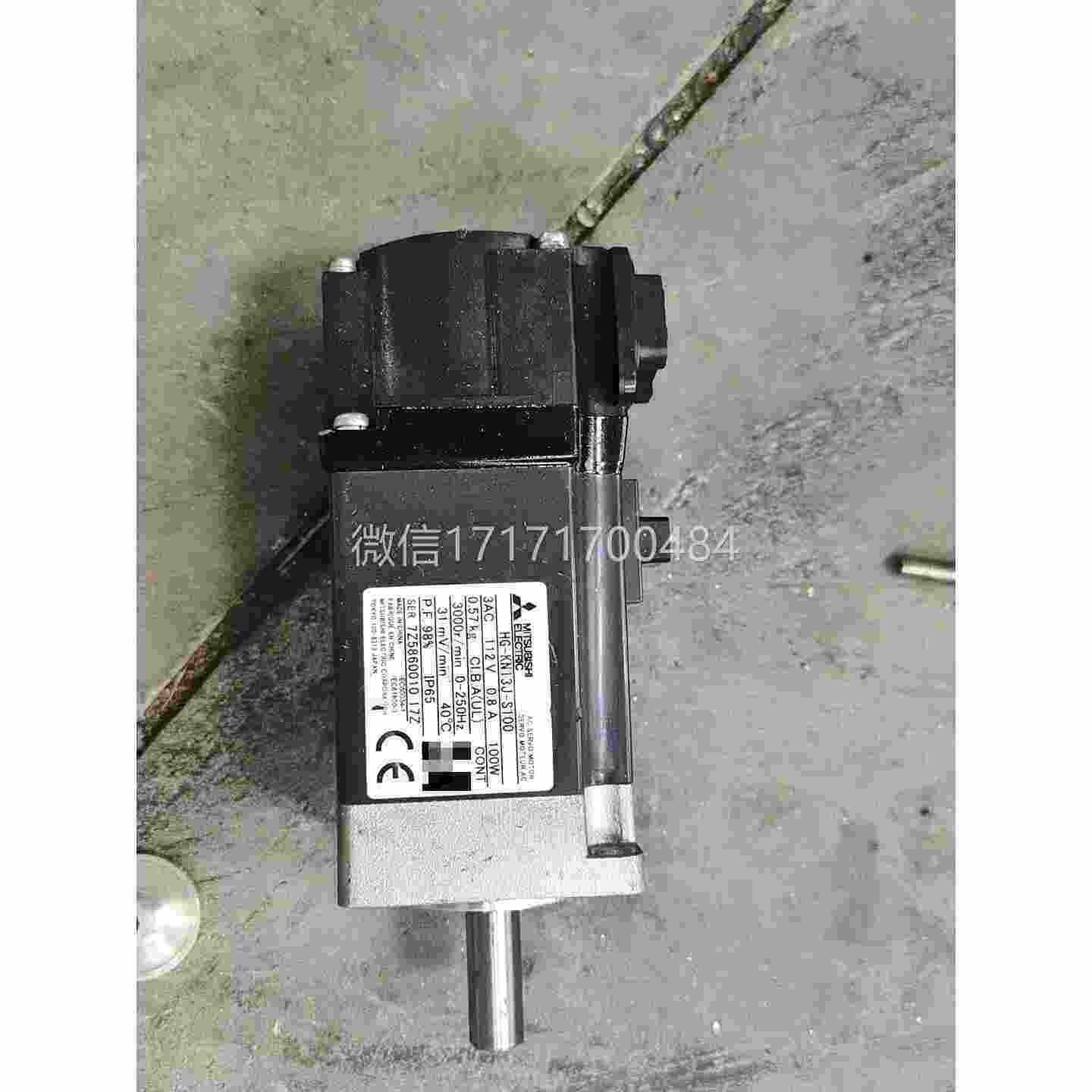 2手议价三菱HG-K机N13J-S1，00100W伺服电成色如图