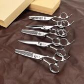 台湾新款 池田美发剪刀综合剪刀去量剪逆刃剪大去量鱼骨剪徒手剪