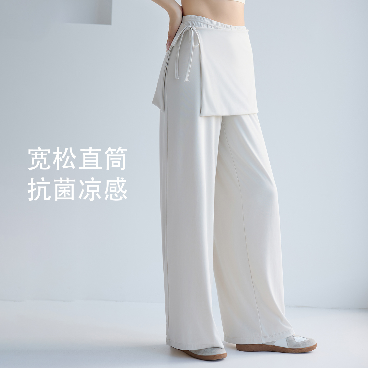 2025鲨鱼裤女外穿裙裤薄款夏季打底瑜伽裙大码带屁帘白色健身运动