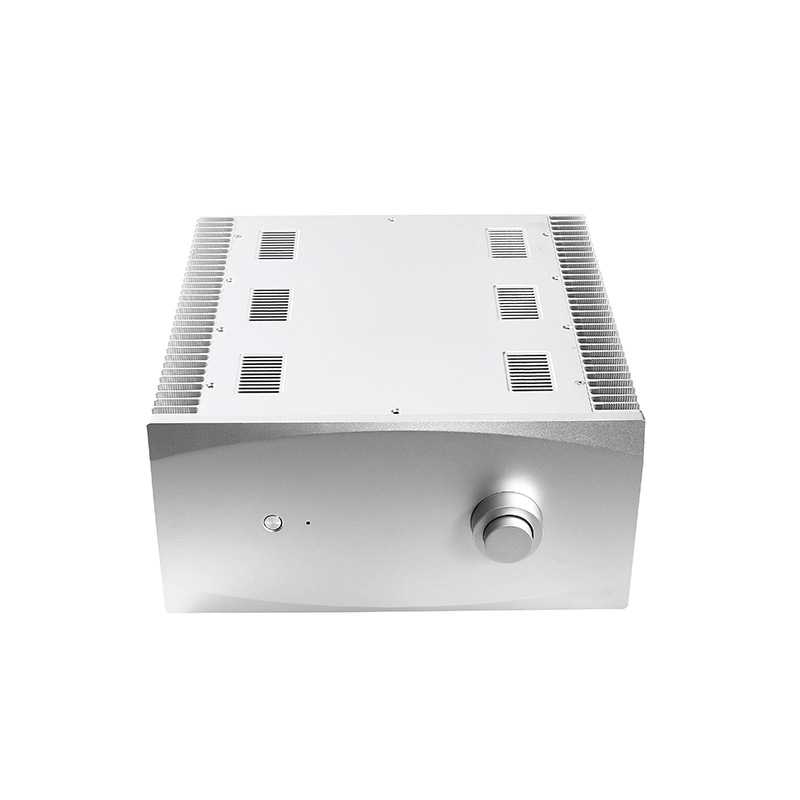 CJ-166 全铝豪华 甲类 后级 功放 4120机箱(411*415*200)