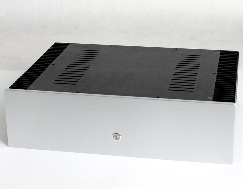 CJ-154两侧散热全铝功放机箱 4312 纯后级 甲类机箱(430X310X120)