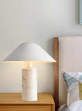 后现代简约大理石台灯北欧设计师样板间客厅卧室艺术书房床头台灯