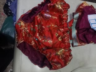 丝绸性感小清新内裤男女款绸缎高级私人定制红色不退换遮肉双层