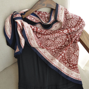 三角巾高级感多功能丝巾女百搭叠搭腰带屁帘时尚 绑包头围巾领巾